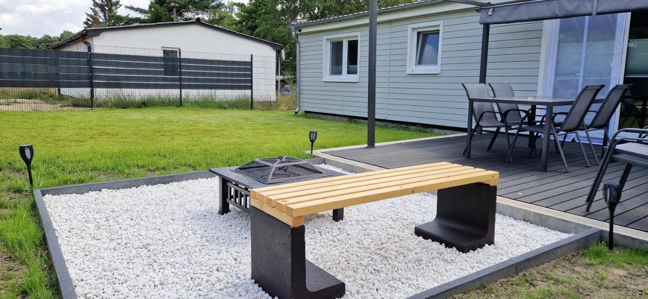 Ferienhaus Seeoase - 70Qm - Kamin -Terrassen - Parkplatz - Badestelle Fusslaeufig Joachimsthal Bagian luar foto